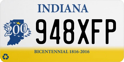 IN license plate 948XFP