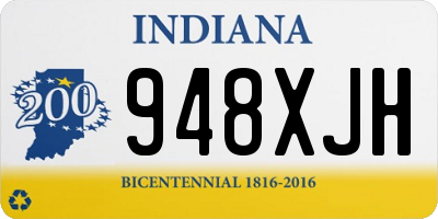 IN license plate 948XJH
