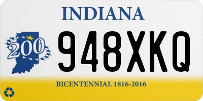 IN license plate 948XKQ