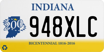 IN license plate 948XLC