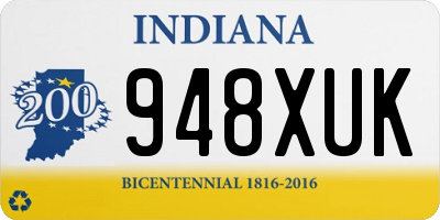 IN license plate 948XUK