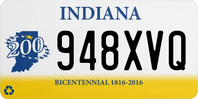 IN license plate 948XVQ