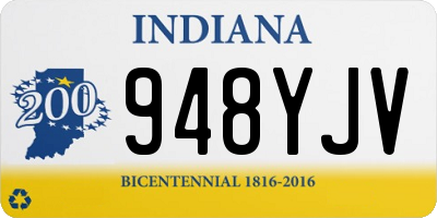 IN license plate 948YJV