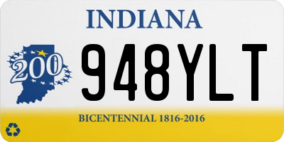 IN license plate 948YLT