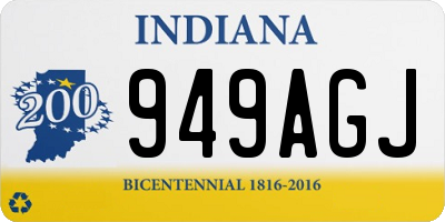 IN license plate 949AGJ