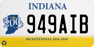 IN license plate 949AIB