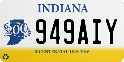 IN license plate 949AIY