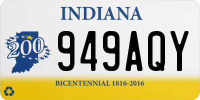 IN license plate 949AQY