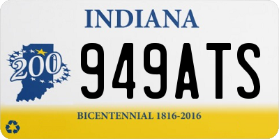 IN license plate 949ATS