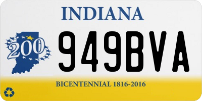 IN license plate 949BVA