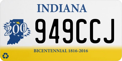 IN license plate 949CCJ