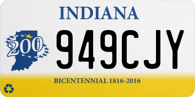IN license plate 949CJY