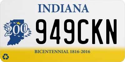 IN license plate 949CKN