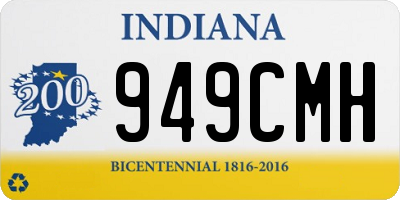 IN license plate 949CMH