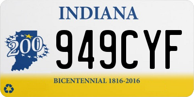 IN license plate 949CYF