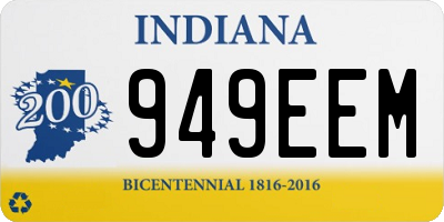 IN license plate 949EEM