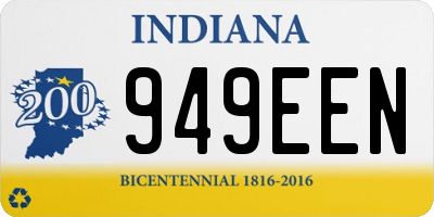IN license plate 949EEN