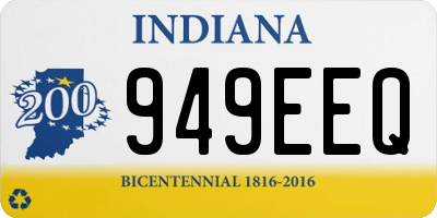 IN license plate 949EEQ
