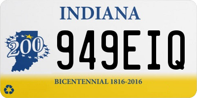 IN license plate 949EIQ