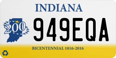 IN license plate 949EQA