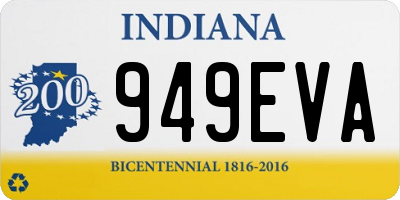 IN license plate 949EVA