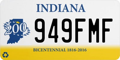 IN license plate 949FMF