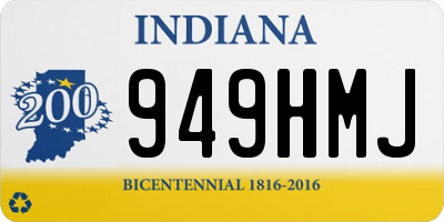 IN license plate 949HMJ
