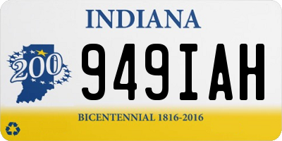 IN license plate 949IAH