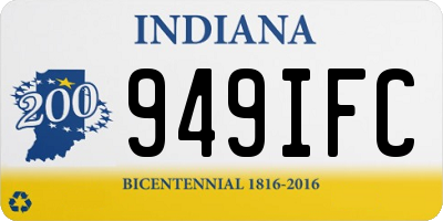 IN license plate 949IFC