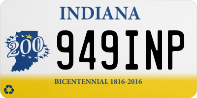 IN license plate 949INP