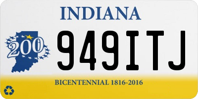 IN license plate 949ITJ