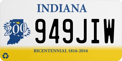 IN license plate 949JIW