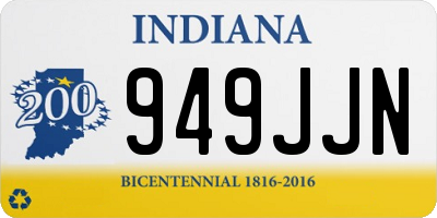 IN license plate 949JJN