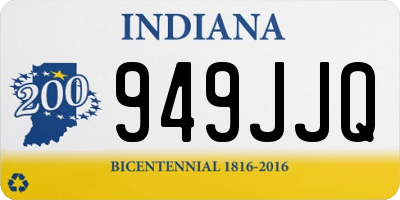 IN license plate 949JJQ