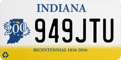 IN license plate 949JTU