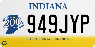IN license plate 949JYP