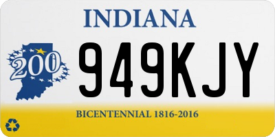 IN license plate 949KJY