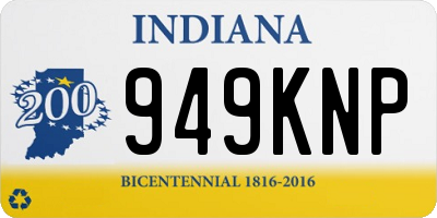 IN license plate 949KNP
