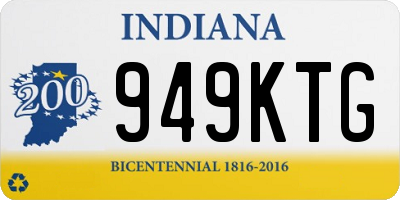 IN license plate 949KTG