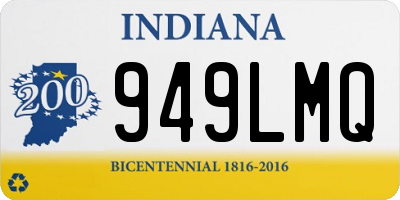 IN license plate 949LMQ
