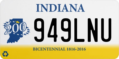 IN license plate 949LNU