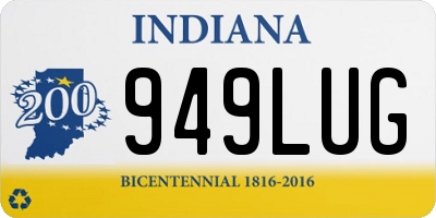 IN license plate 949LUG