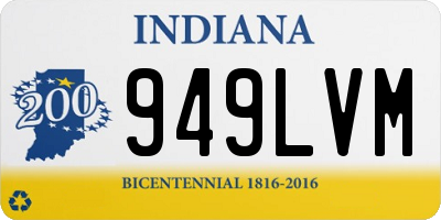 IN license plate 949LVM