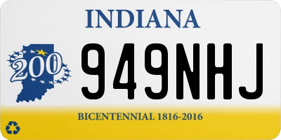 IN license plate 949NHJ