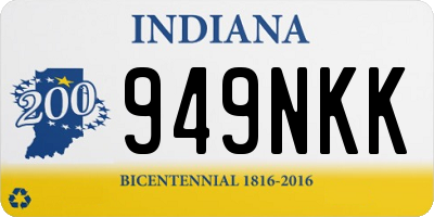 IN license plate 949NKK