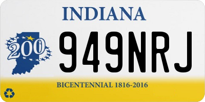 IN license plate 949NRJ