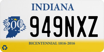 IN license plate 949NXZ