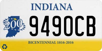 IN license plate 949OCB