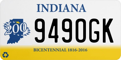 IN license plate 949OGK