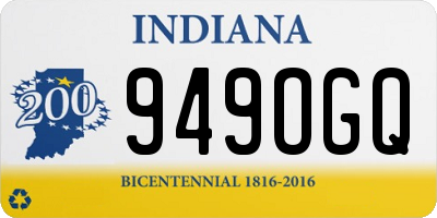 IN license plate 949OGQ